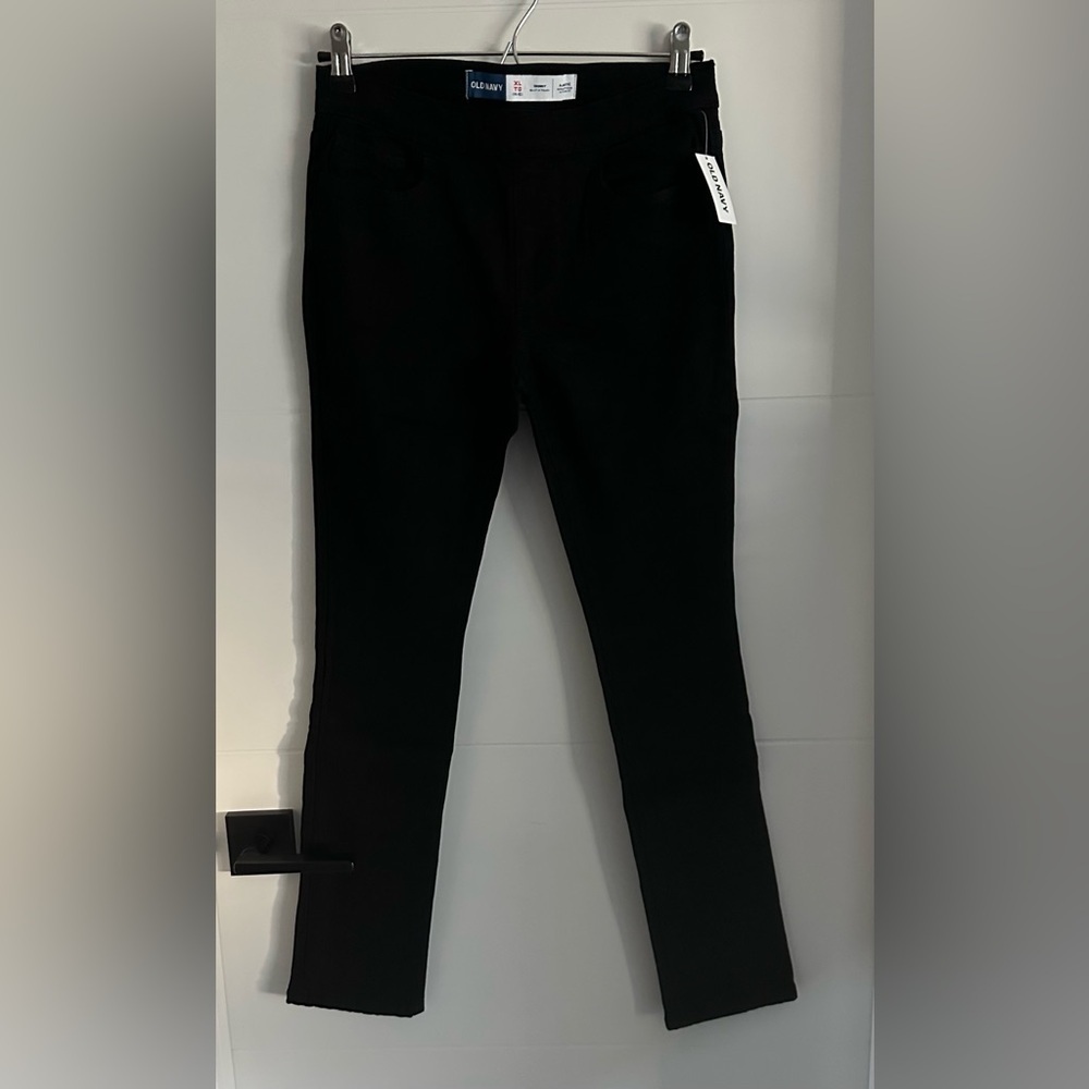 *NEW* Old Navy Wow Skinny Pull-On Black Jeans for Girls - Size XL